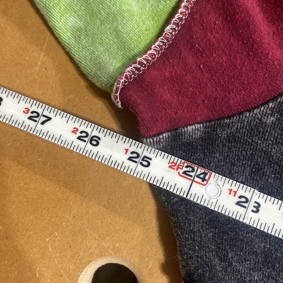 KPC Patchwork Colorful Boho Jacket With Hood - Picture 16 of 16